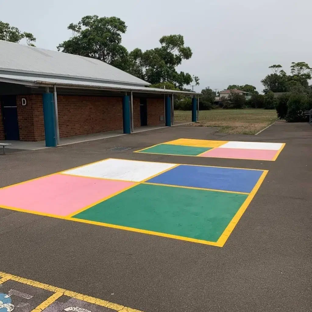School playground line marking in Sydney - project example 3