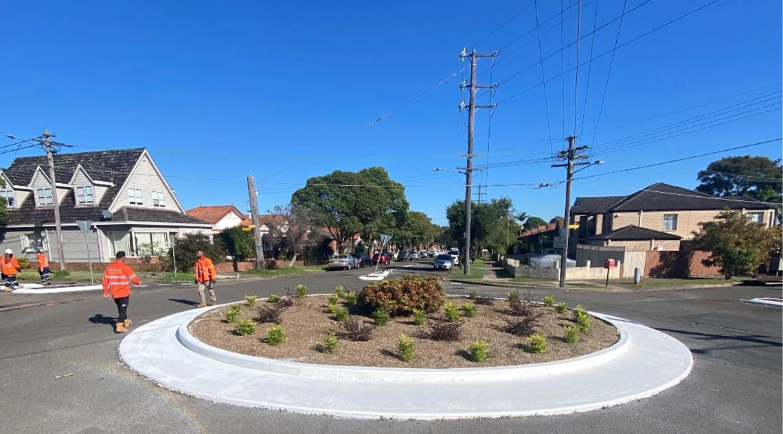 Thermoplastic line marking in Sydney - project example 3