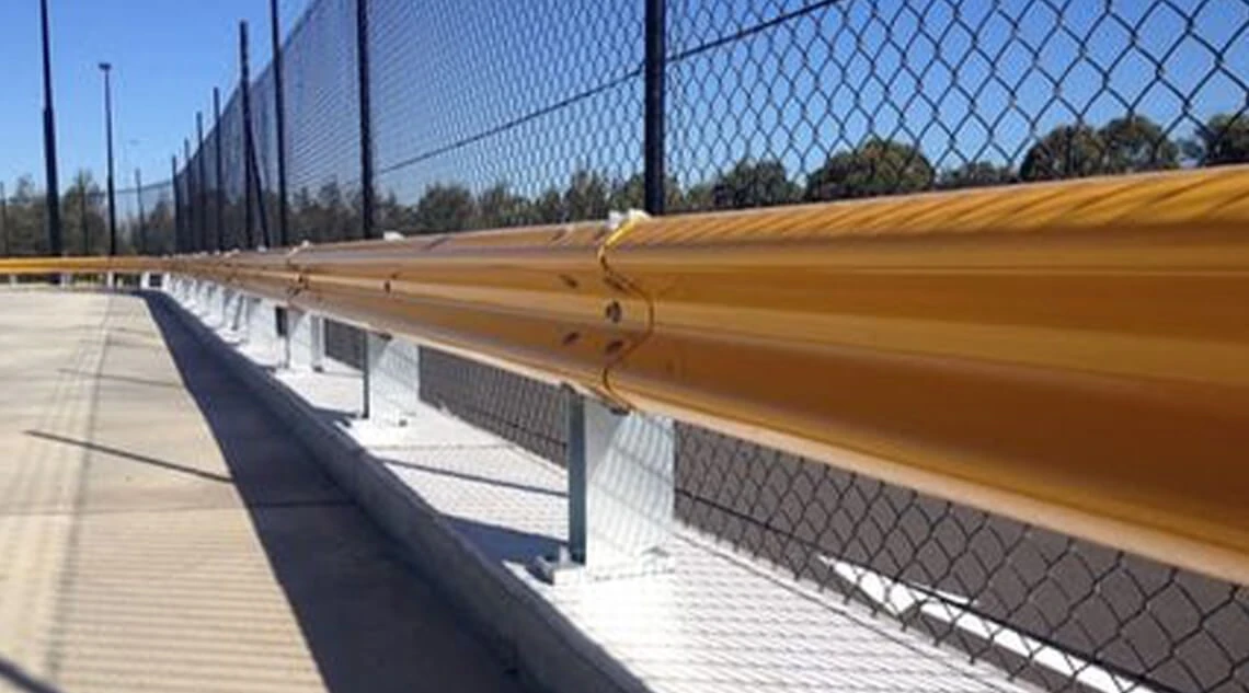 Warehouse guard rail installation in Sydney - project example 2