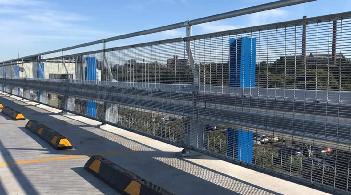 Warehouse guard rail installation in Sydney - project example 3