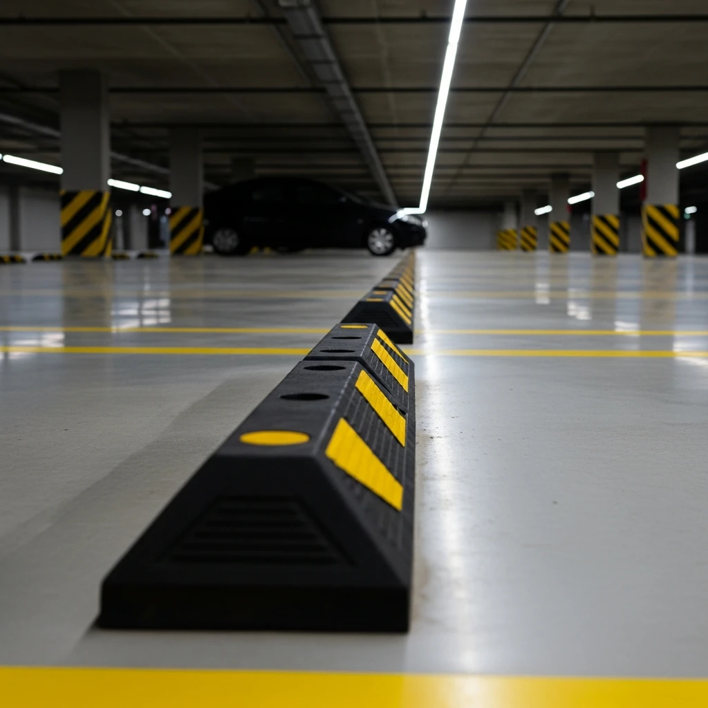 Wheel stop installation in Sydney - project example 1